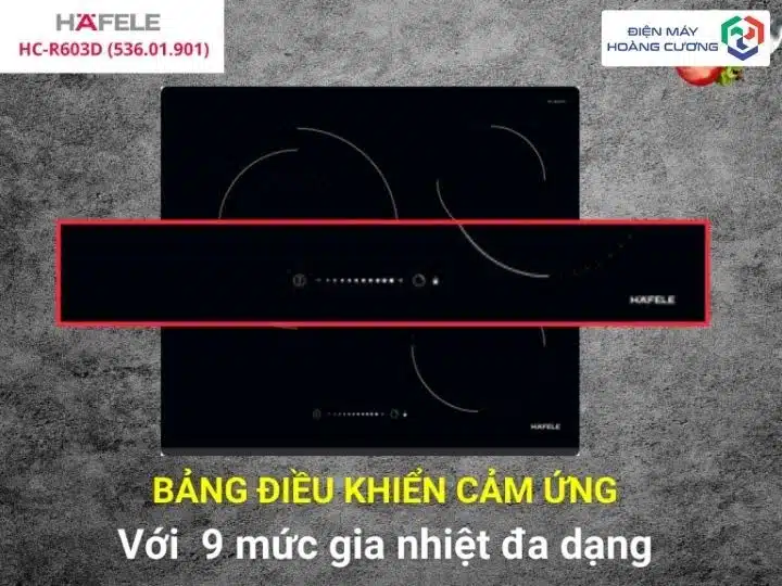 Bếp điện 3 vùng nấu Hafele HC-R603D 536.01.901 17 Bếp điện 3 vùng nấu Hafele HC-R603D 536.01.901 điều khiển cảm ứng