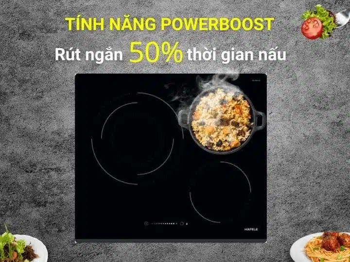 Bếp điện 3 vùng nấu Hafele HC-R603D 536.01.901 18 Bếp điện 3 vùng nấu Hafele HC-R603D 536.01.901 tính năng tiện ích
