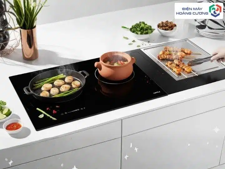 Bếp từ 3 vùng nấu Hafele HC-IF77D 536.61.665 13 Bếp từ 3 vùng nấu Hafele 536.61.665 linh hoạt vùng nấu