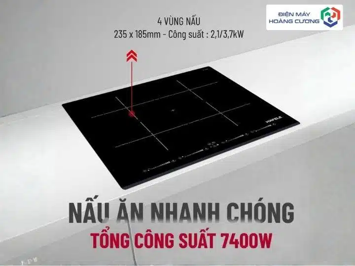 Bếp từ đa vùng nấu Hafele HC-IF60D 536.01.911 11 Bếp từ đa vùng nấu Hafele HC-IF60D 536.01.911 công suất cao