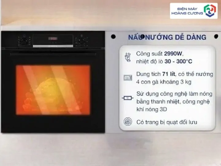 Lò nướng Bosch HBS534BB0B 15 Bosch HBS534BB0B nau nuong de dang