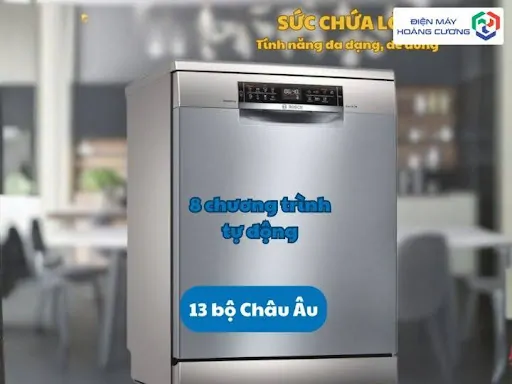 Máy rửa Bosch SMS6ECI93E 16 Máy rửa bát Bosch SMS6ECI93E công nghệ hiện đại