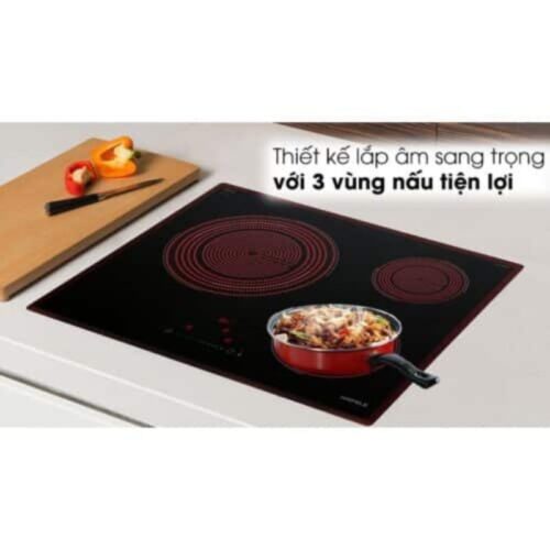 Bếp điện 3 vùng nấu Hafele HC-R603D 536.01.901 9 Ảnh thực tế bếp điện 3 vùng nấu Hafele HC-R603D 536.01.901