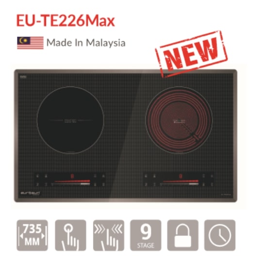 Bếp điện từ 2 vùng nấu Eurosun EU-TE226Max 3 Bếp điện từ 2 vùng nấu Eurosun EU-TE226Max