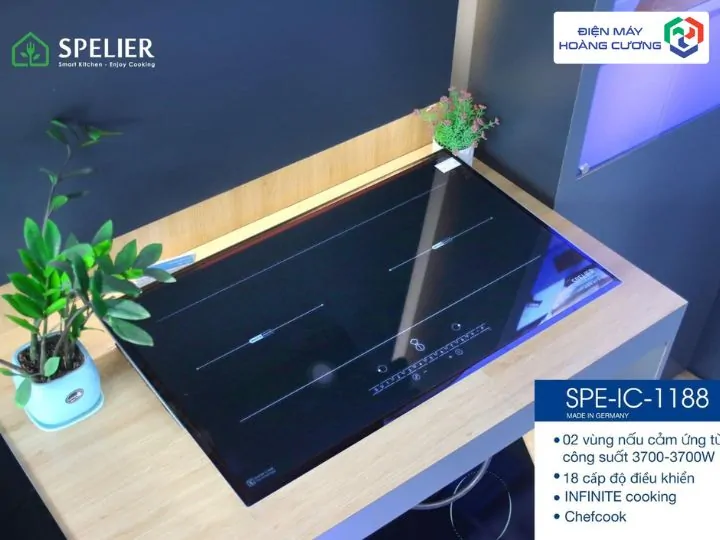Bếp Từ Đôi Spelier SPE IC 1188 8 Bếp từ SPE IC 1188 an toàn