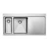 Chậu rửa bát đôi Dudoff SPOT MM2L (Thớt gỗ+rổ inox+khay cuộn) 1 Chậu rửa bát đôi Dudoff SPOT MM2L (Thớt gỗ+rổ inox+khay cuộn)