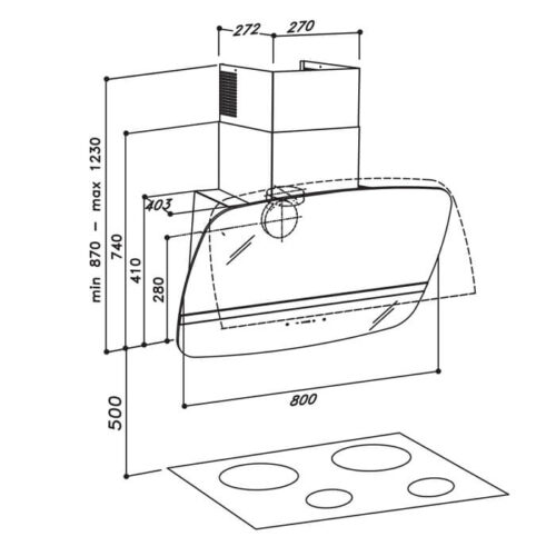 Máy hút áp tường Dudoff Fancy 6 dudoff fancy 1