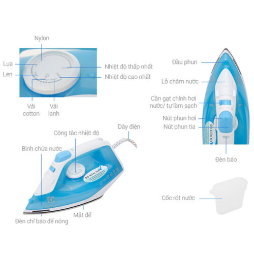 Bàn ủi hơi nước Electrolux ESI4017 9 electrolux esi4017 2