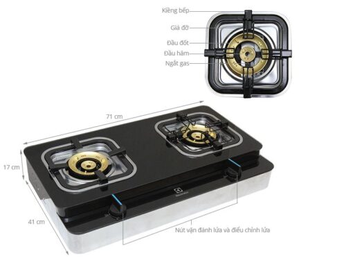 Bếp ga để bàn Electrolux ETG729GKTR 8 electrolux etg729gktr 1 1
