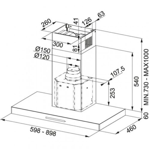 Máy hút khử mùi Franke FCR 925 TC BK/XS110.0361.046 7 franke fcr 925 tc bk xs 1