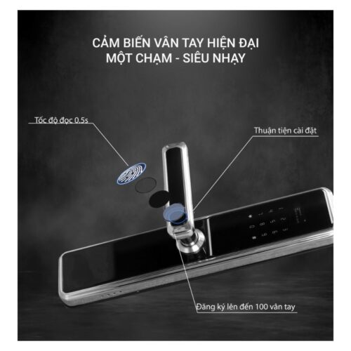Khoá vân tay Chefs EH-A15SB 8 Khoá vân tay Chefs EH-A15SB