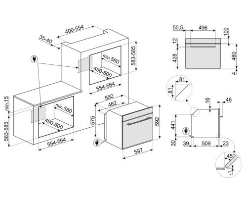 Lò nướng âm Hafele Smeg SO6102TS 536.64.982 11 lo nuong am hafele smeg so6102ts 536.64.982 4