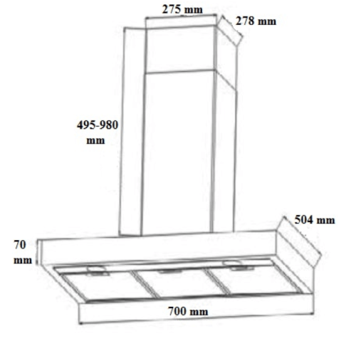 Máy hút khói khử mùi Electrolux EFC735SAR 8 may hut khoi khu mui electrolux efc735sar 2