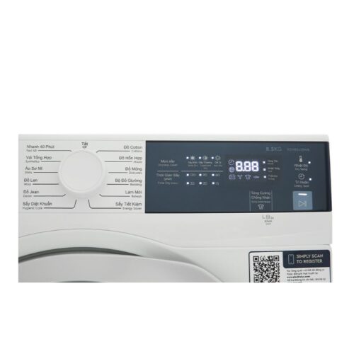 Máy sấy thông hơi Electrolux EDV854J3WB 7 bảng điều khiển củ máy sấy thông hơi Electrolux EDV854J3WB