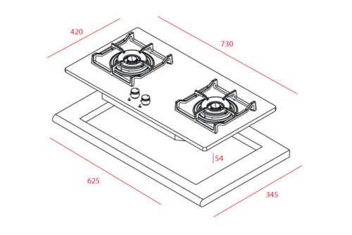 Bếp ga TEKA GSI 73 2G AI AL 2TR 40240306 7 teka gsi 73 2g ai al tr 1