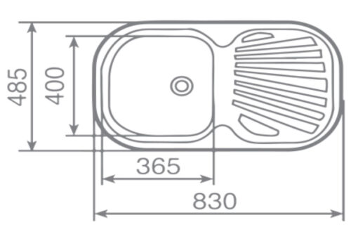 Chậu rửa inox TEKA STYLO 1B.1D 10107018 7 teka stylo sink 1b 1d