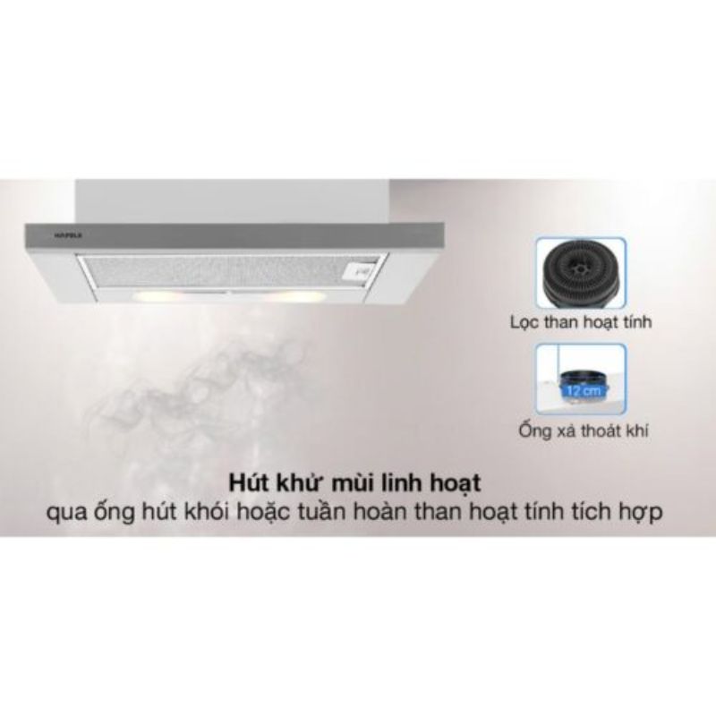 Máy hút khử mùi âm tủ dạng kéo Hafele HH TI60D 539.81.083 5 Tính năng máy hút khử mùi âm tủ dạng kéo Hafele HH TI60D 539.81.083
