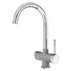 Vòi rửa bát ba đường nước Konox Trim-Water Grey 2 voi rua bat konox trim water grey