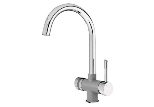 Vòi rửa bát ba đường nước Konox Trim-Water Grey