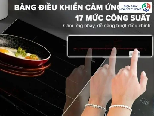 Bếp từ Bosch PUJ61RBB5E 10 Bếp từ Bosch PUJ61RBB5E đa dạng mức công suất