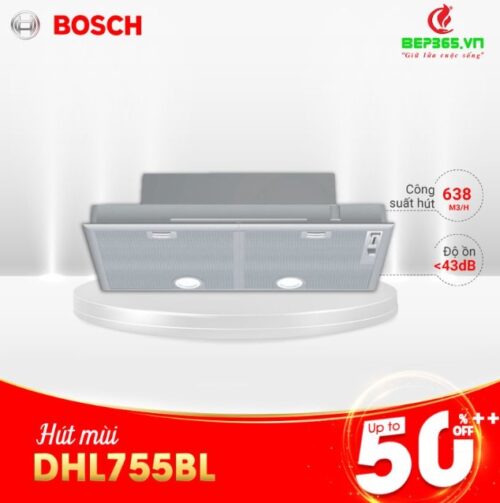 COMBO 9: Bếp Từ Bosch PUC631BB2E + Máy hút mùi Bosch DHL755BL 5 DHL755BL