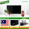 COMBO 8: Bếp từ đôi Eurosun EU-T756 + Máy hút mùi EUROSUN EH-70K11E + Chậu vòi rửa bát + Tặng bộ nồi 1 EU T756 1