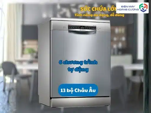 Máy rửa bát Bosch SMS4ECI14E 17 Máy rửa bát Bosch SMS4ECI14E đa dạng chương trình rửa