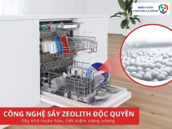 Máy rửa bát Bosch SMS6ZCI49E 13 Máy rửa bát Bosch SMS6ZCI49E công nghệ sấy cao cấp