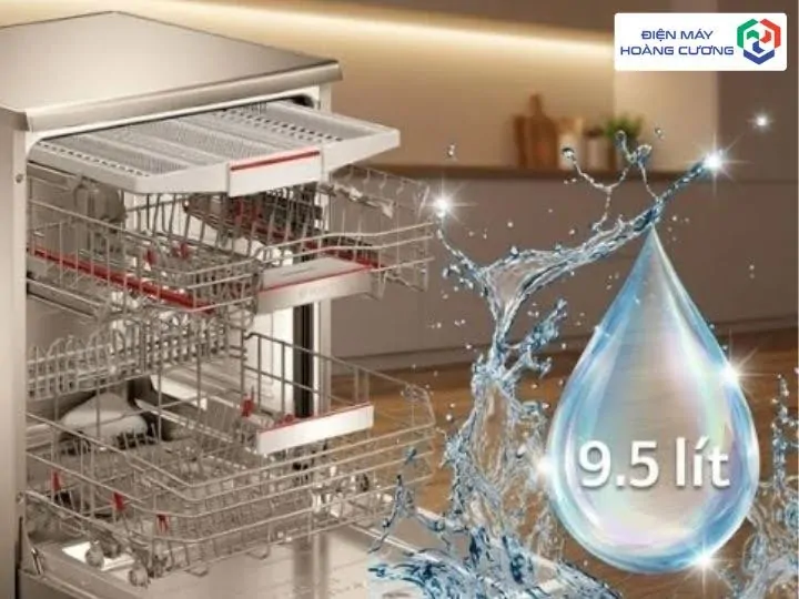 Máy rửa bát Bosch SMS6ZCI49E 15 Máy rửa bát Bosch SMS6ZCI49E vận hành êm ái
