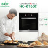 COMBO 40: Bếp từ HC-IS772EA 535.02.222 + Lò nướng HO-KT60C 534.05.571 + Hút mùi Hafele + Tủ lạnh Hafele 2 combo13 lo nuong