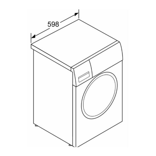 Máy giặt quần áo Bosch WGG254A0SG 21 Máy giặt quần áo Bosch WGG254A0SG