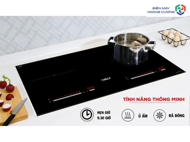 Bếp từ đôi Chefs EH-DIH336 35 Vận hành bếp từ đôi Chefs EH-DIH336