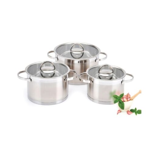 Bộ nồi Inox Malloca TE-025 5 Bộ nồi Inox Malloca TE-025