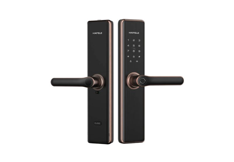 Khóa điện tử Hafele DL7600 BLE glossy copper with Z-wave 912.20.233 3 Khóa điện tử Hafele DL7600 BLE glossy copper with Z-wave 912.20.233