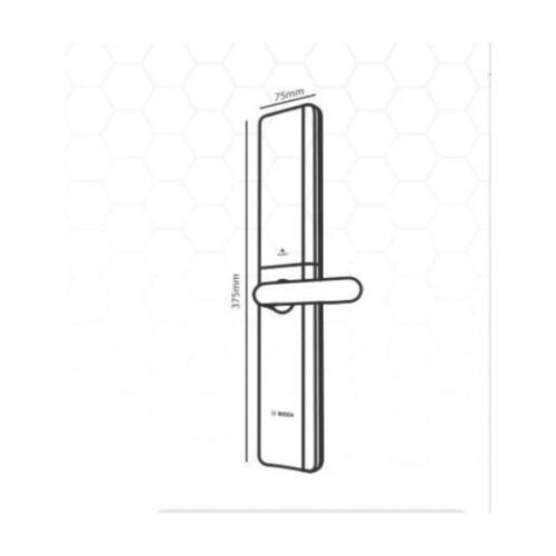 Khóa cửa điện tử Bosch ID80 EU 5 Kích thước của Khóa cửa điện tử Bosch ID80 EU