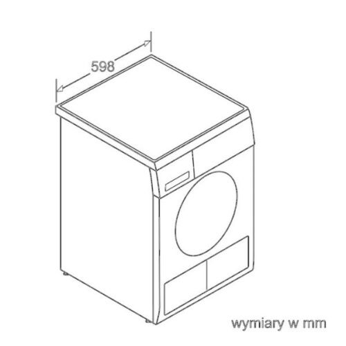 Máy sấy quần áo Bosch WTB86201PL 7 Kích thước của Máy sấy quần áo Bosch WTB86201PL