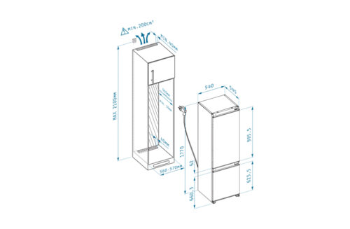 Tủ lạnh âm tủ PYRAMIS – FREEZER BBI177 9 tu lanh am tu pyramis freezer bbi177 3