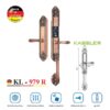 Khóa điện tử Kassler KL 979 R APP/ Khóa vân tay tân cổ 2 khoa dien tu kassler kl 979 r app khoa van tay tan co