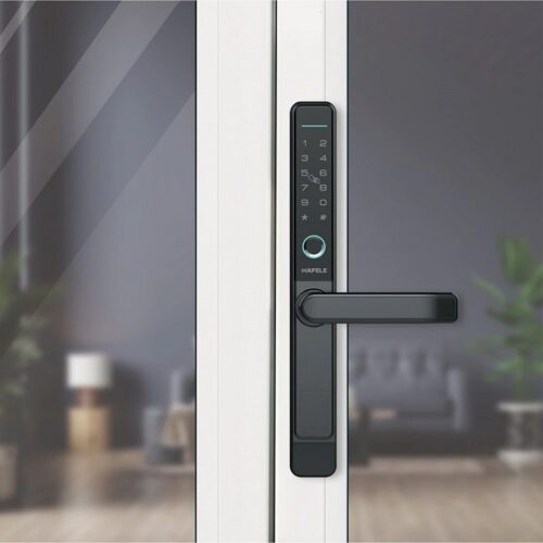 Khóa điện tử cửa nhôm DL6600 Hafele 912.20.145 9 Ảnh khóa điện tử cửa nhôm DL6600 Hafele 912.20.145