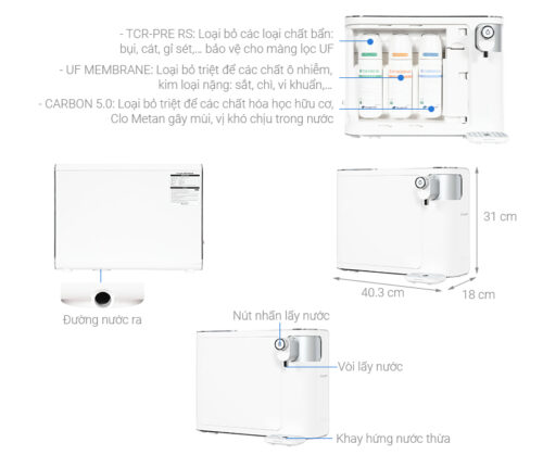 Máy lọc nước ChungHo UF100 13 UF100 5