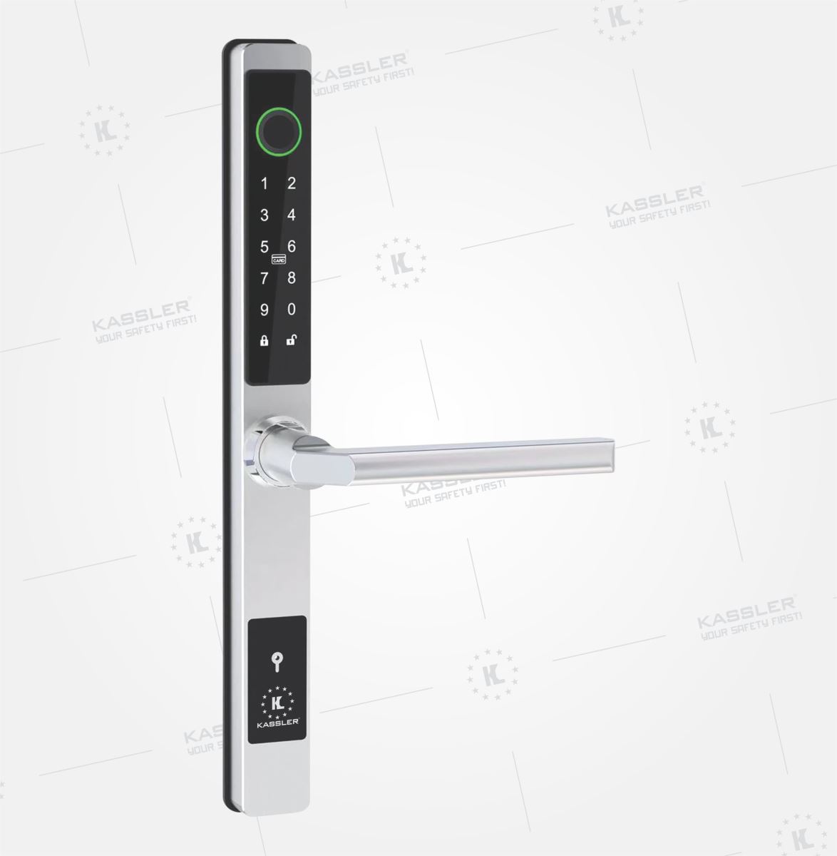 Khóa Cửa Nhôm Kassler KL 599 CLACSIC WHITE (Màu Trắng) 3 Khóa Cửa Nhôm Kassler KL 599 CLACSIC WHITE (Màu Trắng)