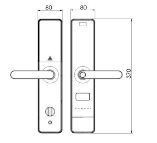 Khóa cửa điện tử Demax SL628 SG App Wifi 6 sl628 sg app wifi