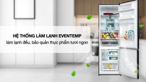 Tủ lạnh Electrolux Inverter 335 Lít EBB3762K-H 12 tu lanh electrolux inverter 335 lit ebb3762k h 2