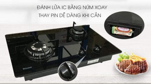Bếp Gas Âm RINNAI RVB-6SDQ(B) 9 bep gas rinnai RVB 6SDQB 3