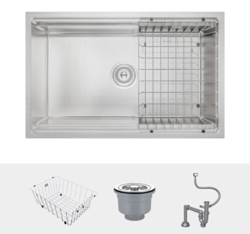 Chậu rửa bát Konox chống xước Workstation Sink – Undermount Sink KN7044SU Dekor 10 chau rua bat 1 ho chong xuoc konox kn7044su