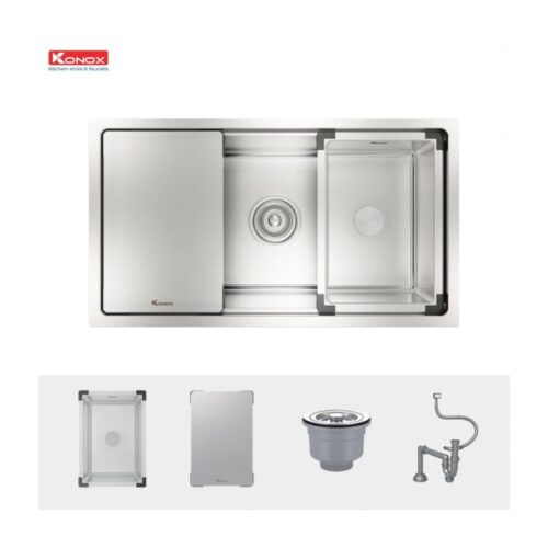 Chậu rửa bát Konox Workstation Sink KN8146SU Dekor 7 Chậu rửa bát Konox Workstation Sink KN8146SU Dekor