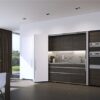 Cửa trượt xếp bằng gỗ Hafele 408.31.011 1 Cửa trượt xếp bằng gỗ Hafele 408.31.011