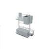 Bộ rổ kéo để gia vị cho cửa bản lề màu đen 400mm 545.13.971 1 Bộ rổ kéo để gia vị cho cửa bản lề màu đen 400mm 545.13.971