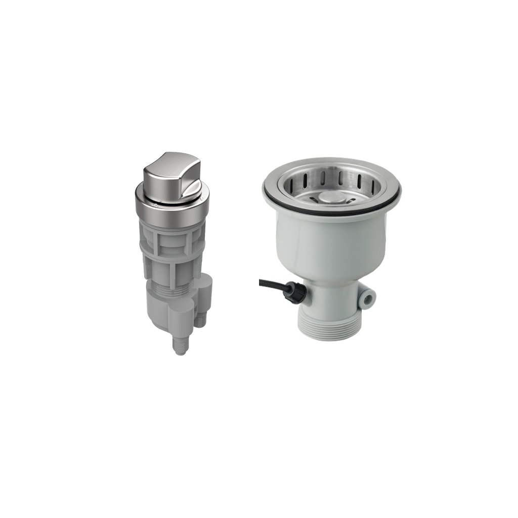 Chén xả chậu 1 hộc có điều khiển Hafele 567.25.927 3 Chén Xả Chậu 1 Hộc Có Điều Khiển Hafele 567.25.927