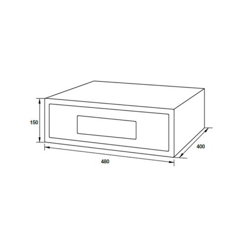 Két sắt âm tủ Hafele 836.28.550 5 Thiết kế của Két Sắt Âm Tủ Hafele 836.28.550